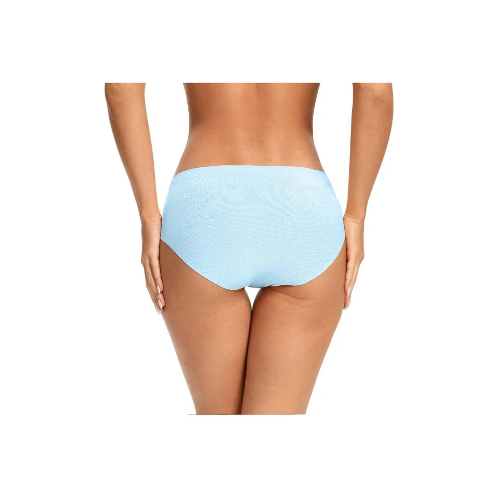 voenxe Seamless Underwear WomenHipster No Show Ladies Panties LineBreathable XS